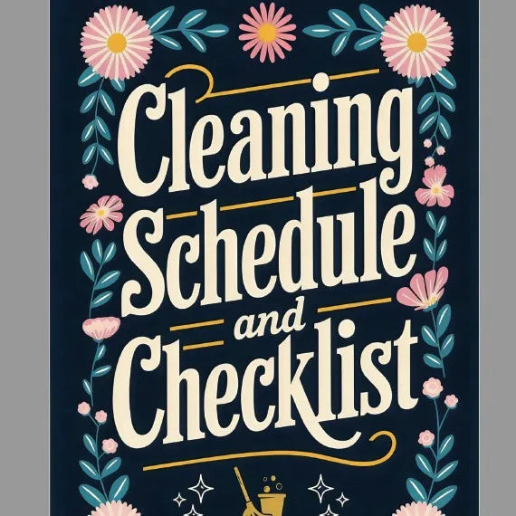 Systematic ADHD Cleaning Planner Weekly Schedule Daily Schedule Home Cleaning Schedule Mental Health Simple Soultio