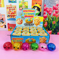 1-24pcs Glitter Dumpling Squishy With Steamer Box  Squeeze Toy Stress & Anxiety Toys Random Color